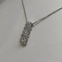 Collana punto luce oro bianco 18k Trilogy diamanti | Gioiellitosti.it