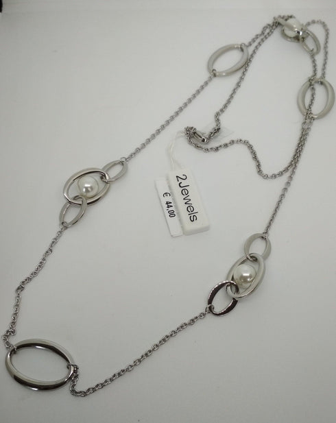 Collana Girocollo acciaio shell pearl 2JEWELS 251660 | Gioiellitosti.it