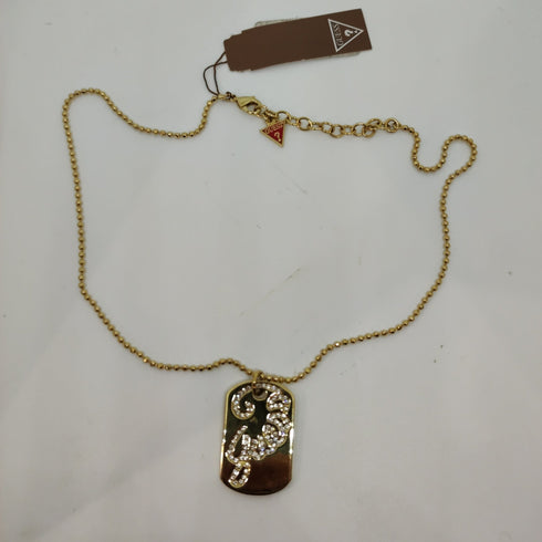 Collana Guess donna acciaio dorato con pendente | Gioiellitosti.it