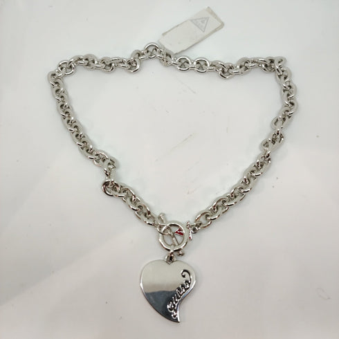 Collana Guess donna catena con ciondolo cuore | Gioiellitosti.it