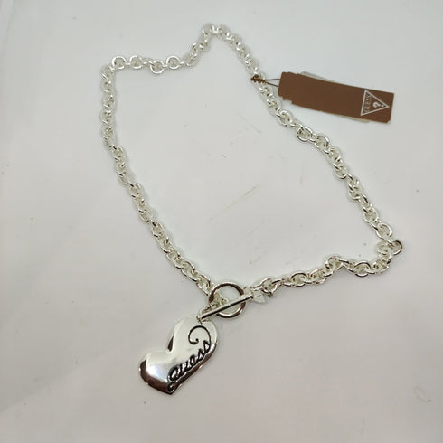 Collana Guess donna Girocollo acciaio con pendente cuore | Gioiellitosti.it