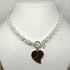 Collana Guess donna Girocollo acciaio pendete cuore rosé | Gioiellitosti.it