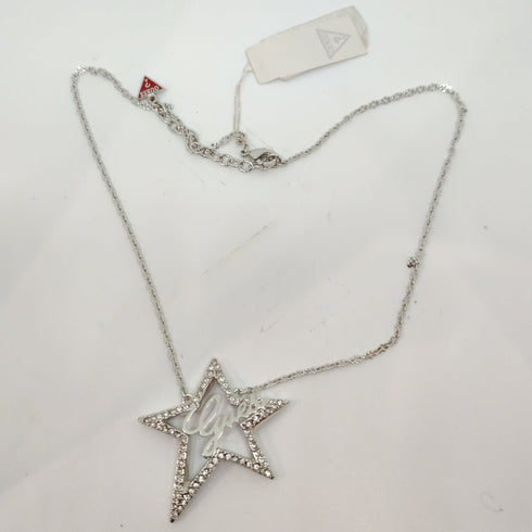 Collana Guess donna Girocollo in acciaio con pendente stella | Gioiellitosti.it