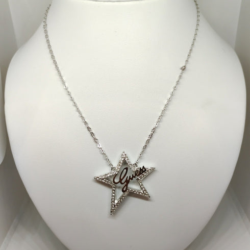 Collana Guess donna Girocollo in acciaio con pendente stella | Gioiellitosti.it