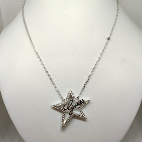 Collana Guess donna Girocollo in acciaio con pendente stella | Gioiellitosti.it