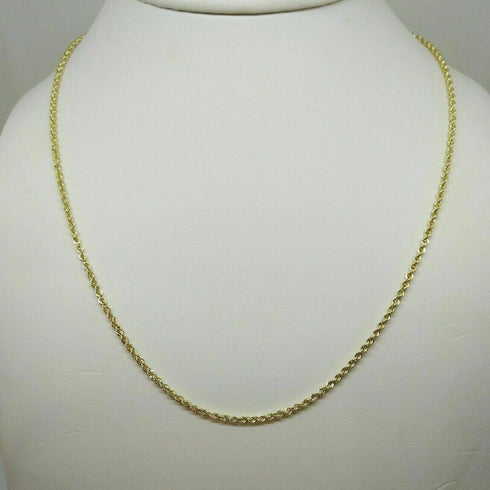 Collana oro giallo 18 kt maglia Torchon 44-50-60 cm | Gioiellitosti.it