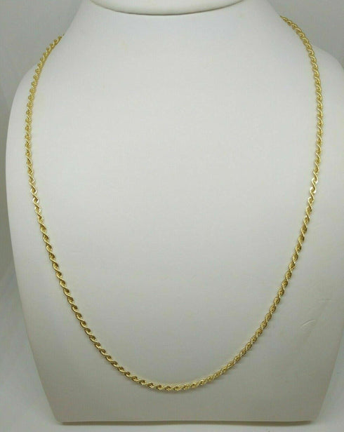 Collana oro giallo 18 kt maglia Torchon 44-50-60 cm | Gioiellitosti.it
