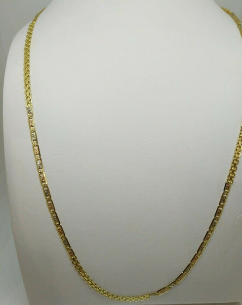 Collana oro 18k unisex catena 3 colori 60 cm 11,80 gr | Gioiellitosti.it