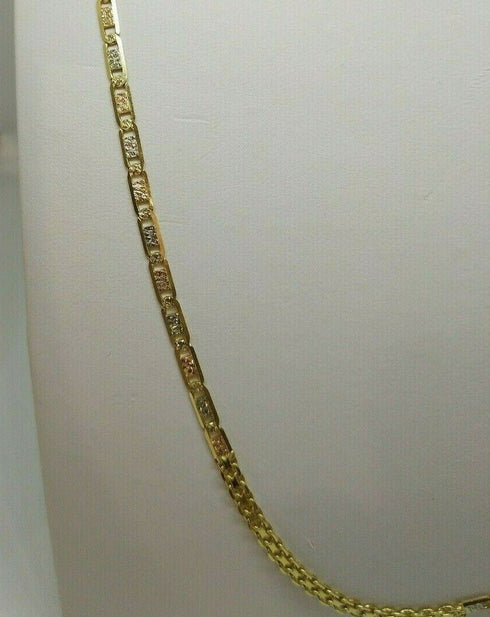 Collana oro 18k unisex catena 3 colori 60 cm 11,80 gr | Gioiellitosti.it