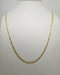 Collana oro giallo 18 kt unisex catena maglia 60 cm 3,80 gr | Gioiellitosti.it