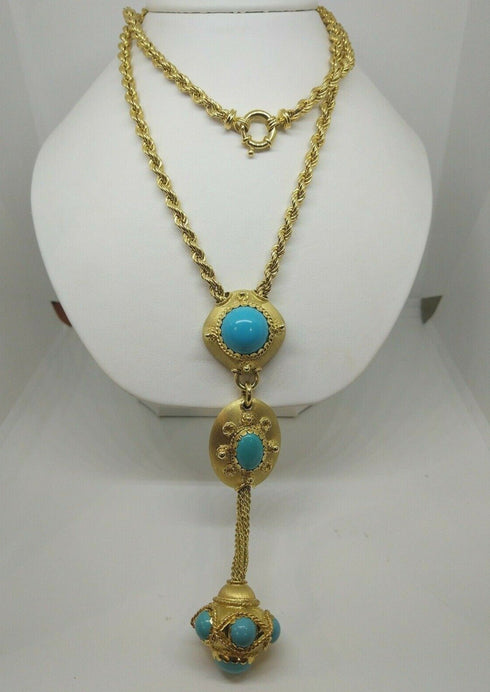 Collana oro giallo 18 kt Donna Lunga con pendente 64 cm 59 gr | Gioiellitosti.it