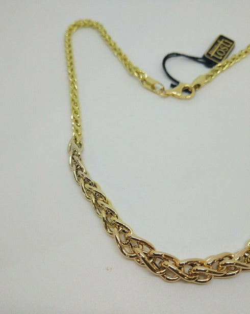 Collana oro 18k donna girocollo 3 colori 45 cm 10,2 gr | Gioiellitosti.it