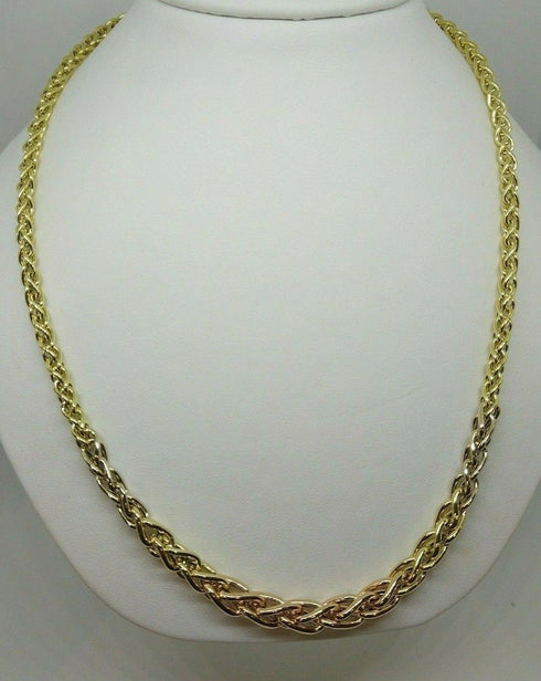 Collana oro 18k donna girocollo 3 colori 45 cm 10,2 gr | Gioiellitosti.it