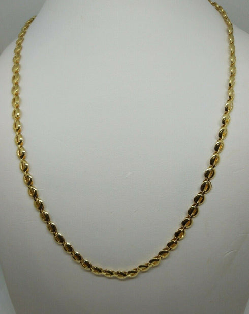 Collana oro giallo 18 kt Donna Catena maglia piatta 45 cm 12 gr | Gioiellitosti.it