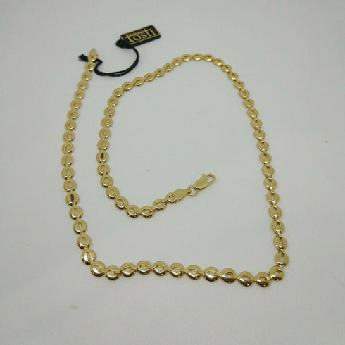 Collana oro giallo 18 kt Donna Catena maglia piatta 45 cm 12 gr | Gioiellitosti.it