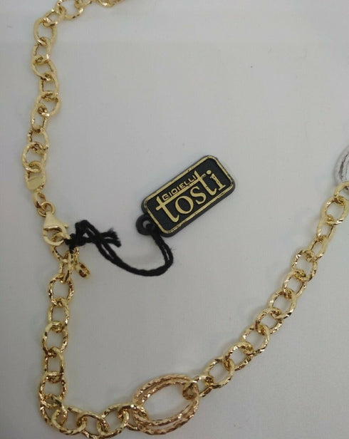 Collana oro 18k Donna girocollo 3 colori 44 cm 5 gr | Gioiellitosti.it