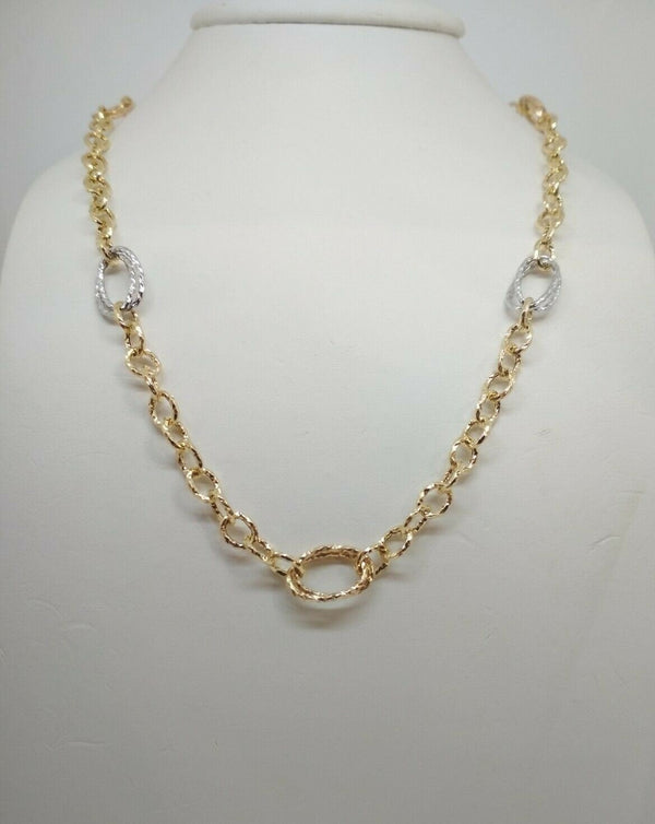 Collana oro 18k Donna girocollo 3 colori 44 cm 5 gr | Gioiellitosti.it