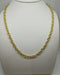 Collana oro giallo 18 kt Donna Catena intrecciata 45 cm peso 9,4 gr | Gioiellitosti.it