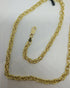 Collana oro giallo 18 kt Donna Catena intrecciata 45 cm peso 9,4 gr | Gioiellitosti.it