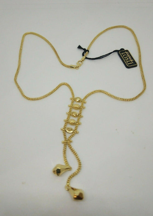 Collana oro giallo 18 kt Donna Girocollo con pendente 45 cm 12 gr | Gioiellitosti.it