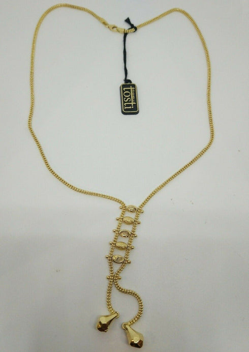 Collana oro giallo 18 kt Donna Girocollo con pendente 45 cm 12 gr | Gioiellitosti.it