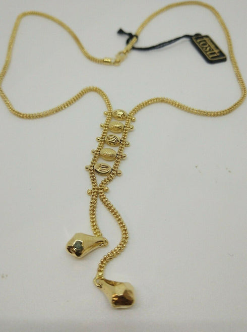 Collana oro giallo 18 kt Donna Girocollo con pendente 45 cm 12 gr | Gioiellitosti.it