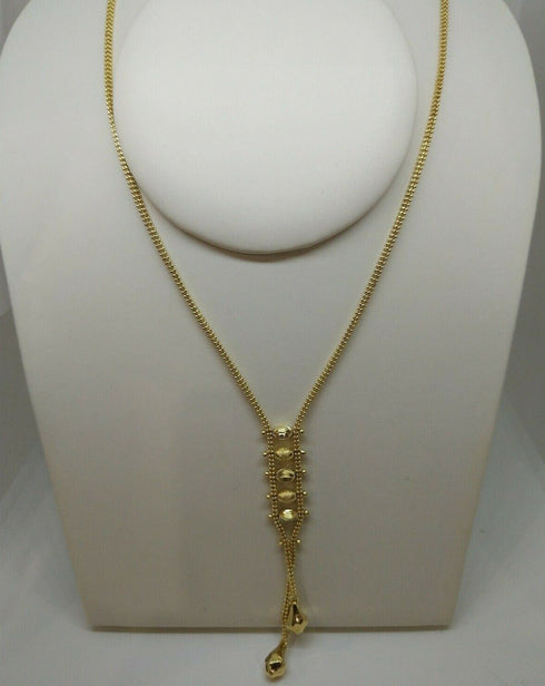 Collana oro giallo 18 kt Donna Girocollo con pendente 45 cm 12 gr | Gioiellitosti.it