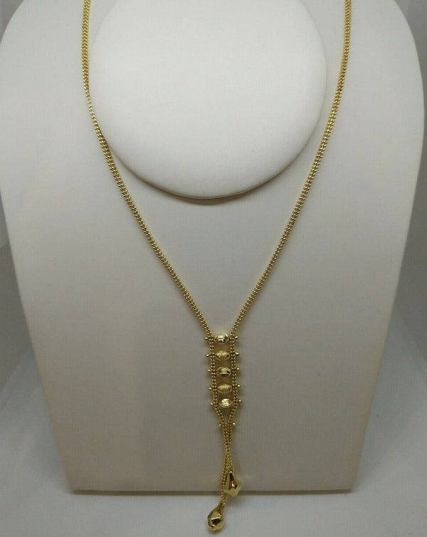 Collana oro giallo 18 kt Donna Girocollo con pendente 45 cm 12 gr | Gioiellitosti.it