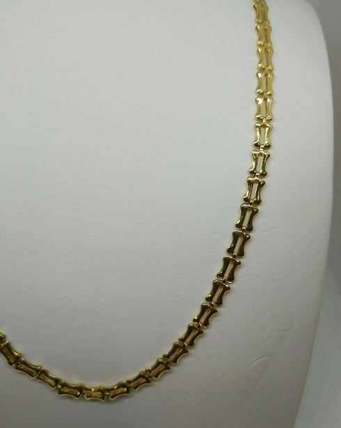 Collana oro giallo 18 kt Donna Girocollo maglia piatta 46 cm 11,40 gr | Gioiellitosti.it
