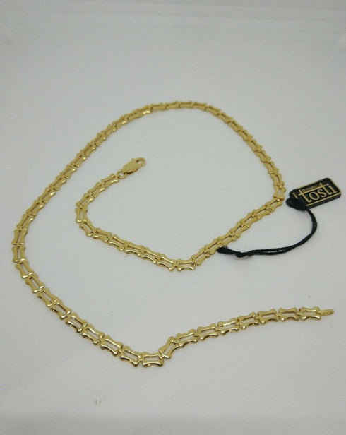 Collana oro giallo 18 kt Donna Girocollo maglia piatta 46 cm 11,40 gr | Gioiellitosti.it