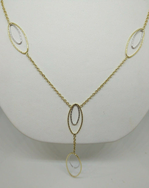 Collana oro 18k con ciondolo girocollo 43 cm 6,4 gr | Gioiellitosti.it