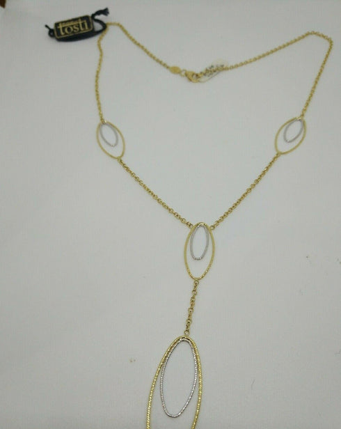 Collana oro 18k con ciondolo girocollo 43 cm 6,4 gr | Gioiellitosti.it