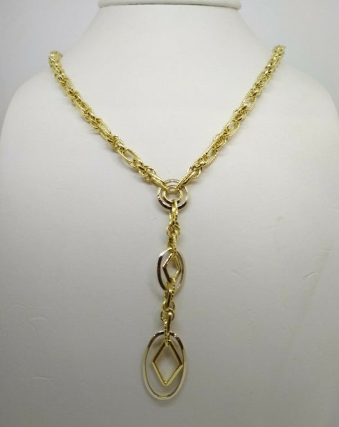 Collana oro giallo 18 kt donna girocollo con pendente 44 cm 10,8 gr | Gioiellitosti.it