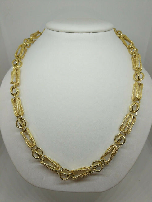 Collana oro giallo 18 kt Donna Catena doppia 45 cm 22,8 gr | Gioiellitosti.it