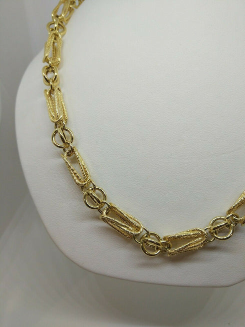 Collana oro giallo 18 kt Donna Catena doppia 45 cm 22,8 gr | Gioiellitosti.it