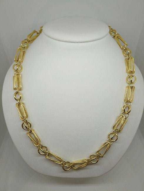 Collana oro giallo 18 kt Donna Catena doppia 45 cm 22,8 gr | Gioiellitosti.it
