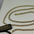 Collana oro 18 kt donna Torchon 2 colori 50 cm 5.5 g | Gioiellitosti.it