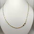 Collana oro 18 kt giallo e bianco Unisex Catena tubolare 50 cm 8.40 gr | Gioiellitosti.it