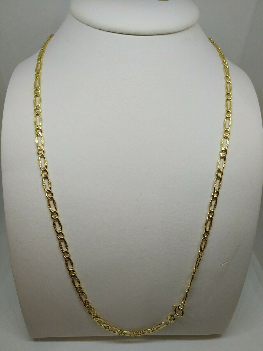 Collana uomo catena marina in oro bianco 18 ct