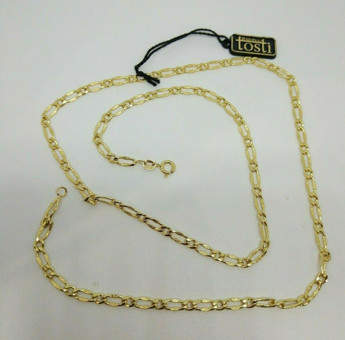 Collana oro giallo 18 kt Unisex catena maglia marina 60 cm 9,7 gr | Gioiellitosti.it