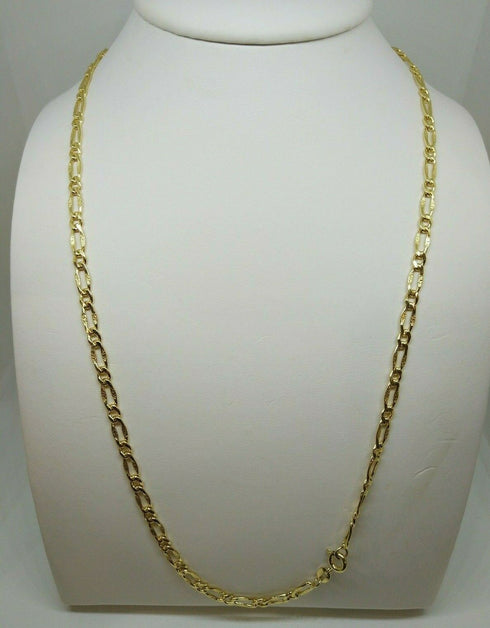 Collana oro giallo 18 kt Unisex catena maglia marina 60 cm 9,7 gr | Gioiellitosti.it