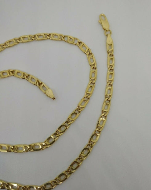 Collana oro giallo 18 kt Unisex Catena maglia piatta 50 cm 11,4 gr | Gioiellitosti.it