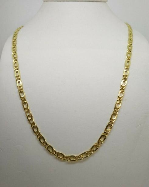 Collana oro giallo 18 kt Unisex Catena maglia piatta 50 cm 11,4 gr | Gioiellitosti.it