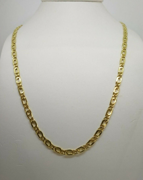Collana oro giallo 18 kt Unisex Catena maglia piatta 50 cm 11,4 gr | Gioiellitosti.it