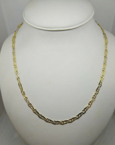 Collana oro 18 kt Unisex catena maglia piatta 51 cm 21 gr | Gioiellitosti.it