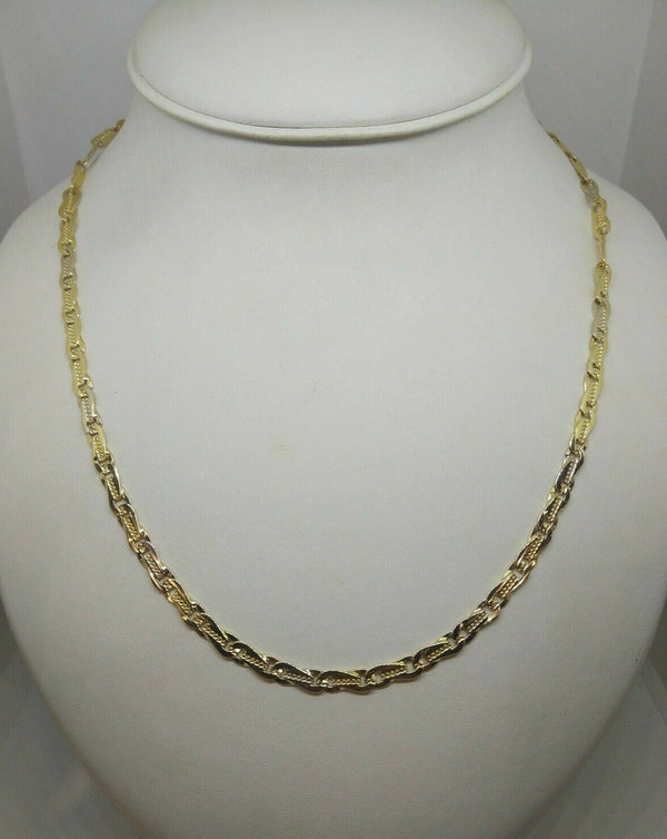 Collana oro 18 kt Unisex catena maglia piatta 51 cm 21 gr | Gioiellitosti.it