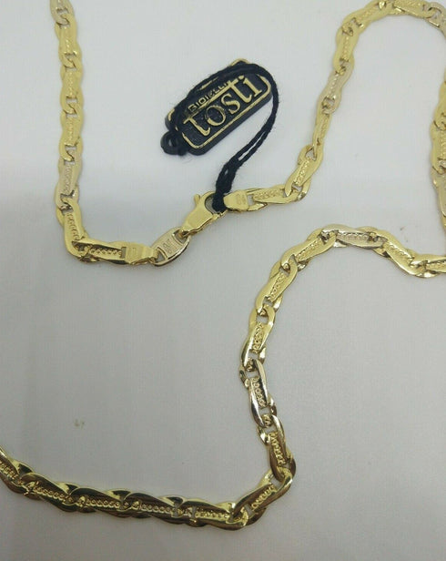 Collana oro 18 kt Unisex catena maglia piatta 51 cm 21 gr | Gioiellitosti.it