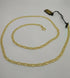 Collana oro giallo 18 kt uomo catena piatta 50 cm 6 gr | Gioiellitosti.it