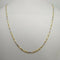 Collana oro 18k 2 colori maglia tubolare 50 cm 5,3 gr | Gioiellitosti.it