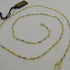 Collana oro 18k 2 colori maglia tubolare 50 cm 5,3 gr | Gioiellitosti.it